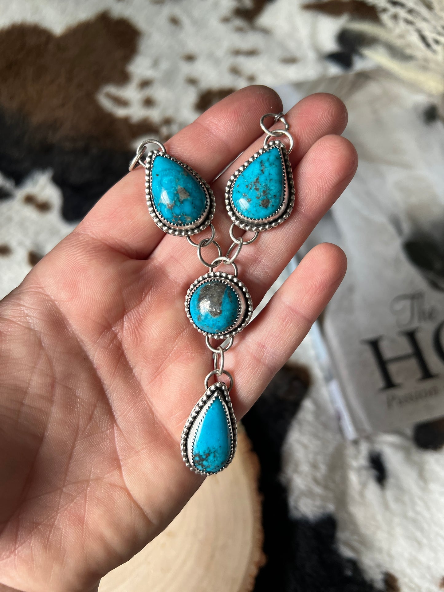 Turquoise Lariat Necklace