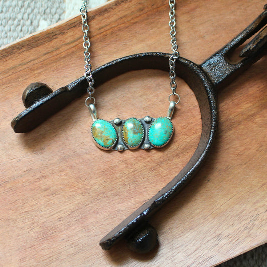 Kingman Cluster Necklace